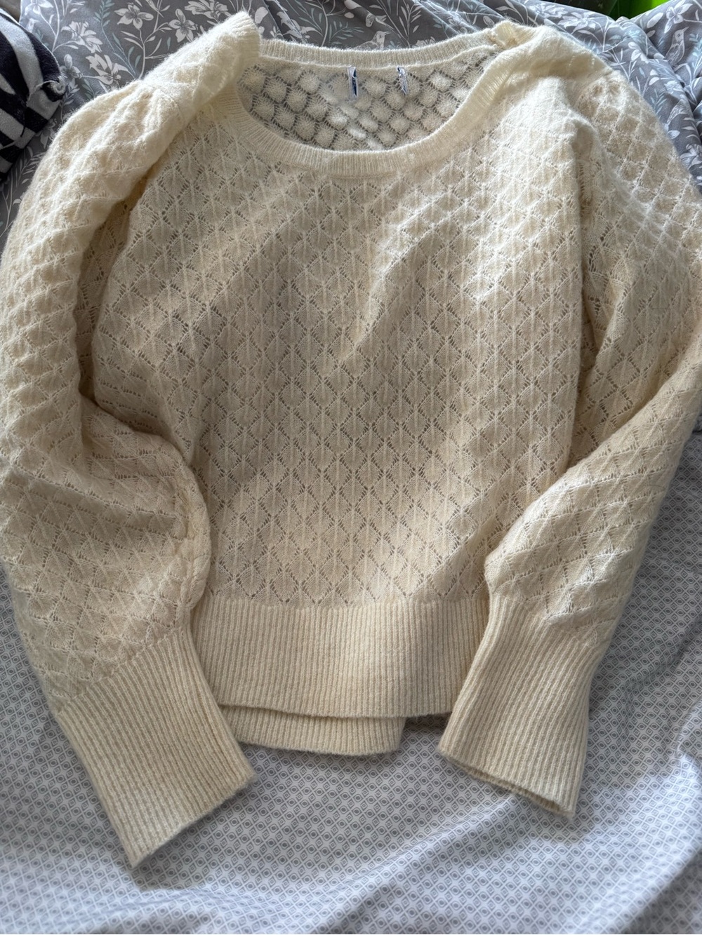 Cozy Cream Knit Women's Sweater